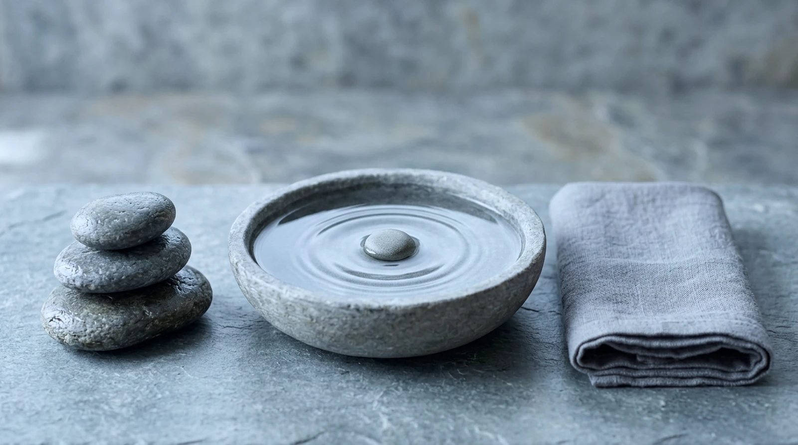 Slow, deliberate massage work by hand